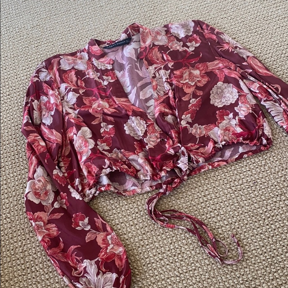 Zara Floral Blouse